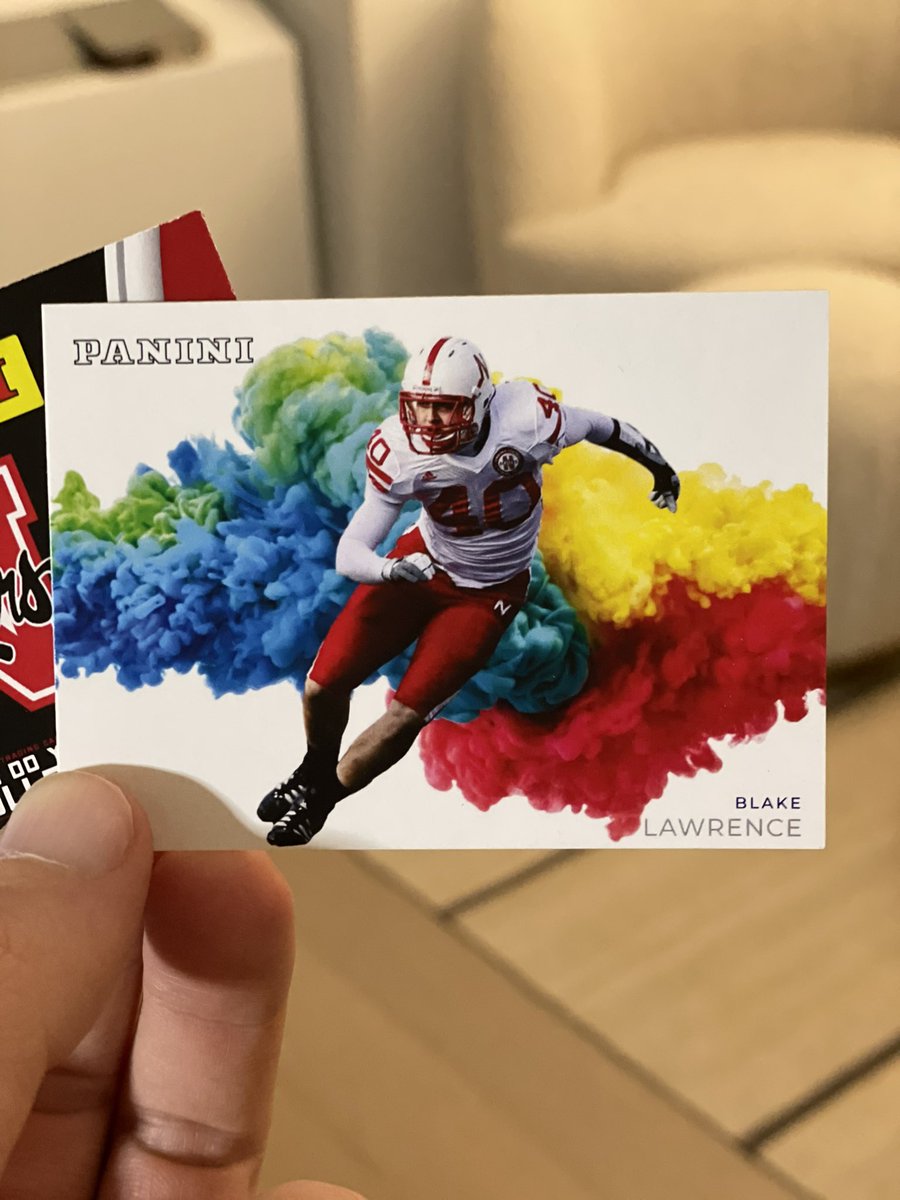 Tonight I received my own official trading card from Panini. It’s one of the coolest gifts I’ve ever received... for two reasons:1. Every athlete dreams of having their own trading card2. I missed the chance to have my first trading card 12 years ago... Thread