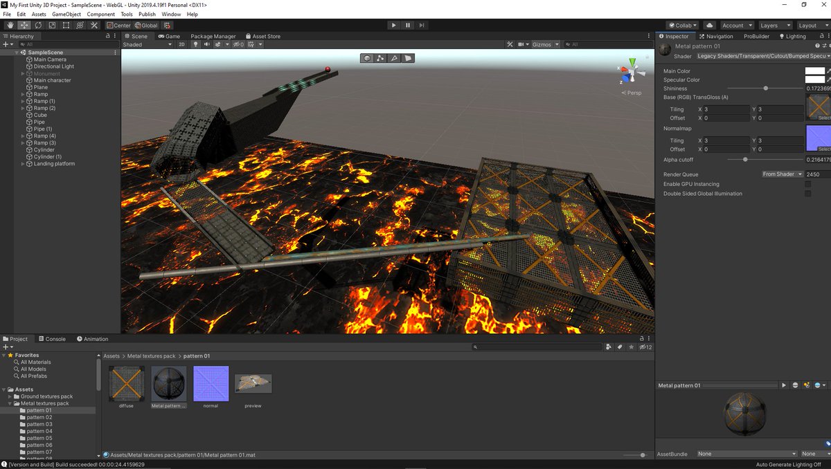 appiiigos's tweet image. Today has been a great day of learning Unity,
creating 3D objects and adding different materials.
Is it meant to be this much fun?
#unitylearn #indiedev #gamedev
