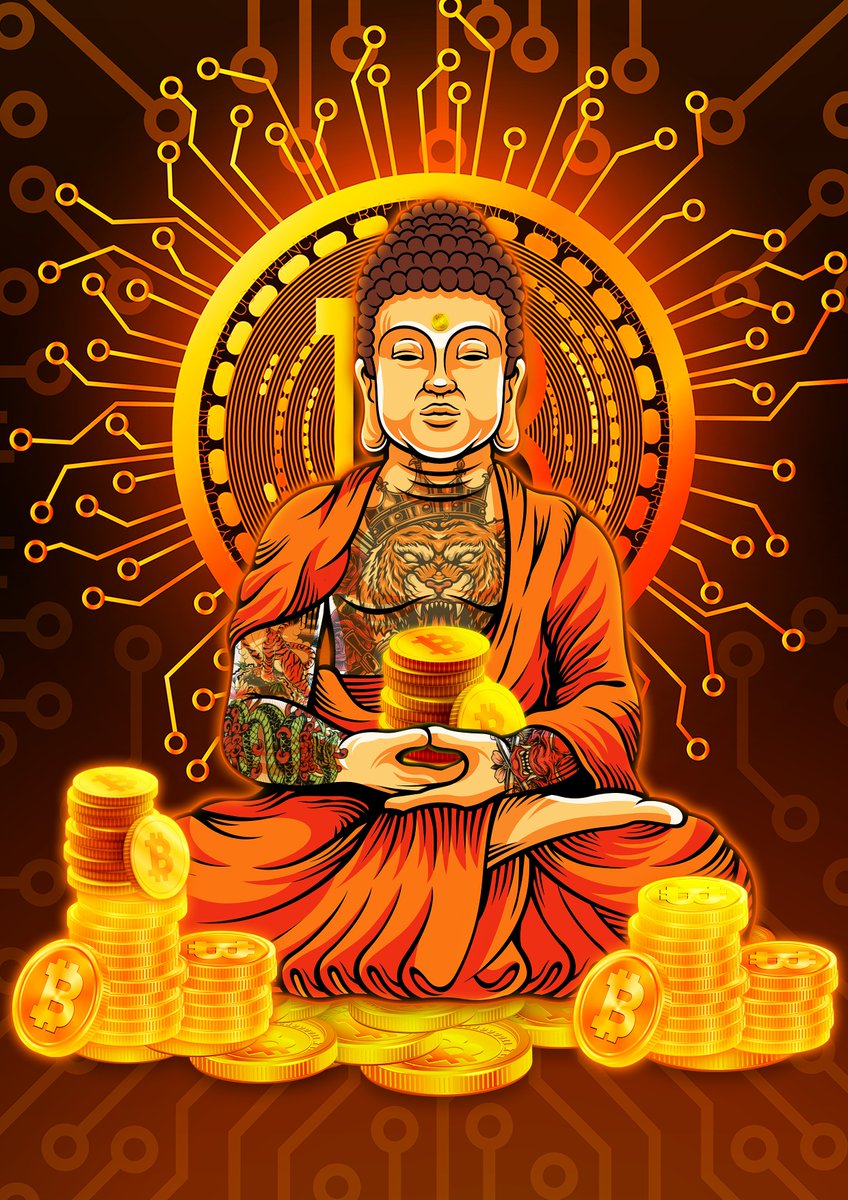 00002 Buddha Sats is now live for bidding on @SuperRare  https://t.co/CU9SgMdHmT #nft #cryptoart #art #crypto #graphics #photoshop  #nifty #rare #superrare #artist #artists #illustrator #vector #design # create #designer #adobe #bitcoin #ethereum #digitalart