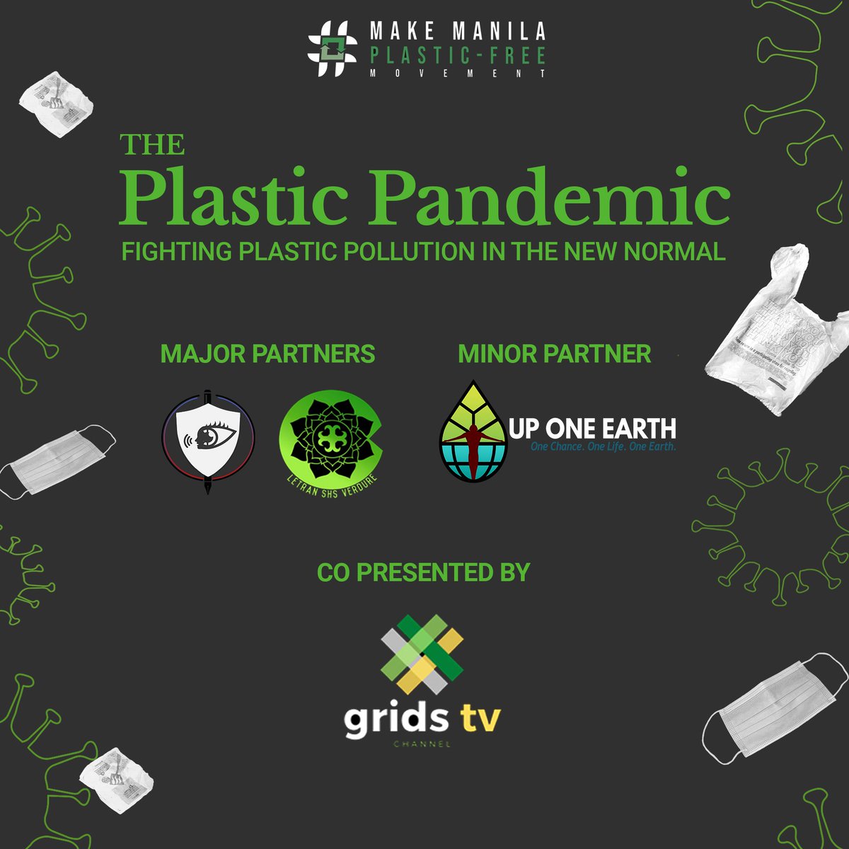 PlasticFreeMNL's tweet photo. THE PLASTIC PANDEMIC: MEET THE PARTNERS

We would like to acknowledge our partner organizations that have helped make "The Plastic Pandemic: Fighting Plastic Pollution in the New Normal" possible!

#MakeManilaPlasticFree
#ThePlasticPandemic https://t.co/it9g1AmFJH