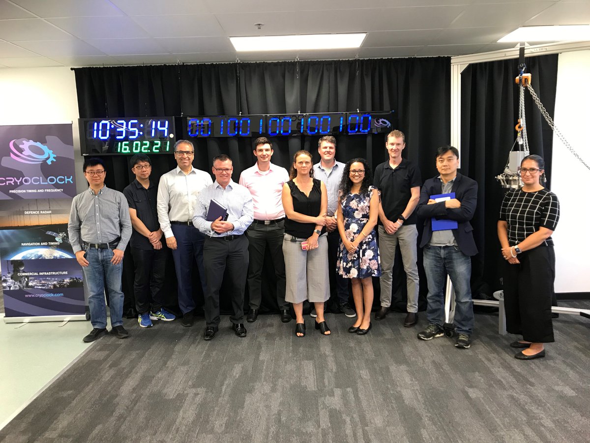 Kicking off <a href="/cryoclock/">QuantX Labs (formerly Cryoclock)</a>'s Collaborative Research Fund project with a mind-bending discussion about classical and quantum time transfer techniques. Cryoclock is collaborating with <a href="/UniofAdelaide/">Uni of Adelaide</a>, <a href="/UniversitySA/">UniSA</a> &amp; <a href="/DefenceScience/">Defence Science and Technology Group - Australia</a> on this cutting-edge R&amp;D: defenceinnovationpartnership.com/research-fundi…