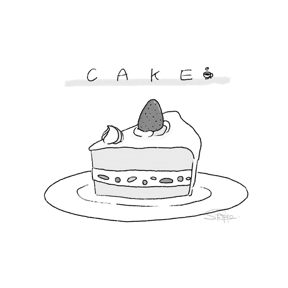 Shiro しっぽ On Twitter 白黒でも美味しそうなスイーツ イラスト Illustration Sweets ケーキ Cake マカロン Macaron プリンアラモード プリン Pudding 前垢で描いたやつ こうして並べると線の太さが全然違う Https T Co Bjip4xk7np