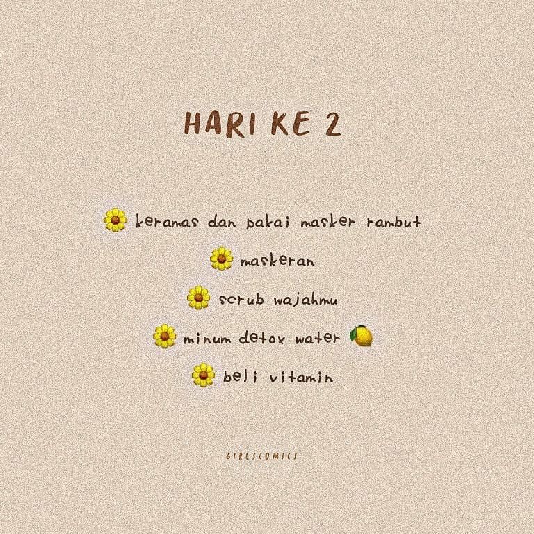 TIPS GLOW UP DALAM SEMINGGU       —— A THREAD ——