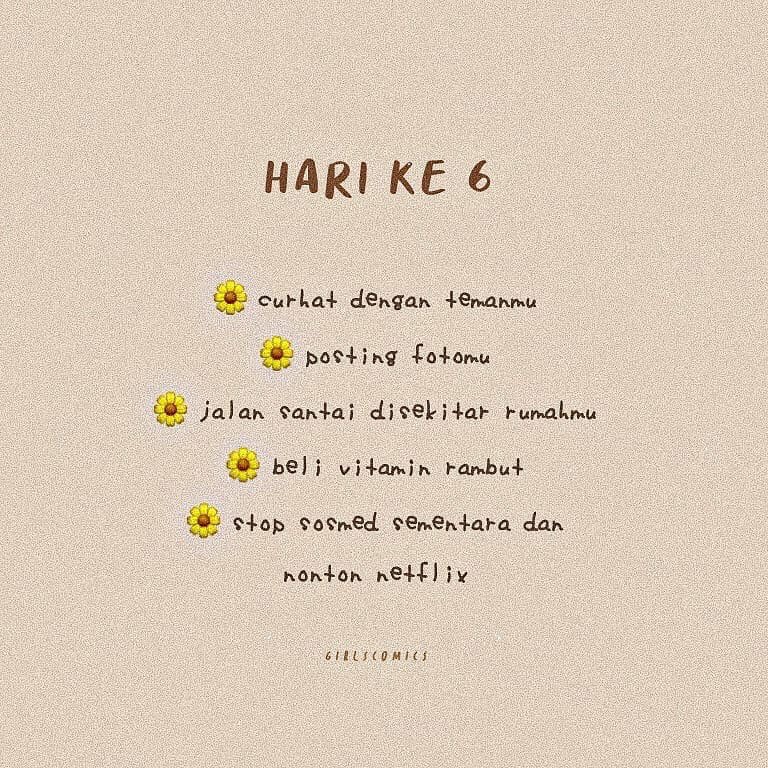 TIPS GLOW UP DALAM SEMINGGU       —— A THREAD ——