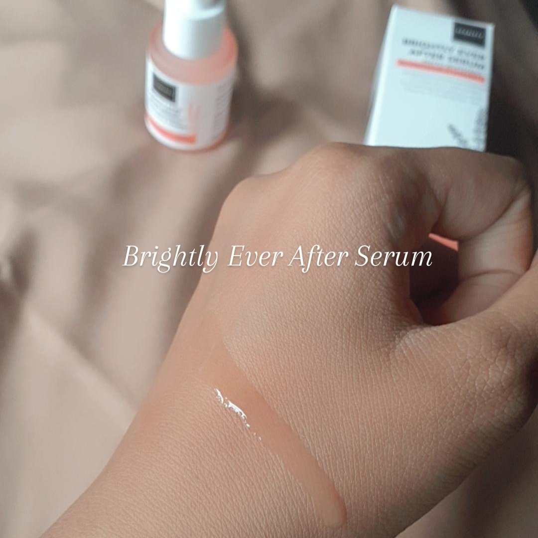 Tekstur serumnya kayak gini. Dua duanya cepet meresap ke kulit wajah.