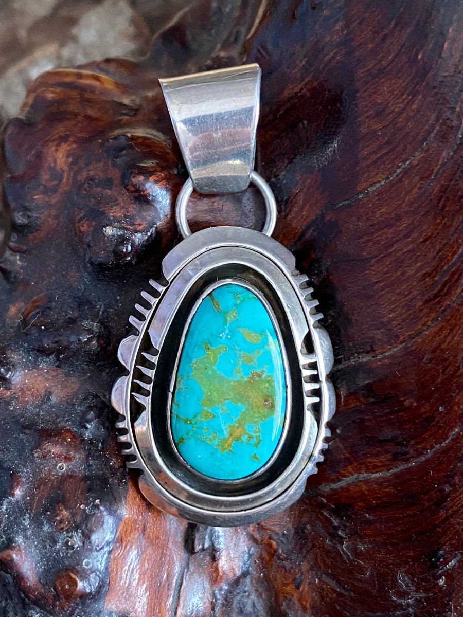 New Listings Daily! Excited to share the latest addition to my #etsy shop: Navajo B. Roberts Sterling Turquoise Hand Crafted Southwest Pendant etsy.me/3k39460 #southwestern #turquoise #unisexadults #silver #bohohippie #southwestjewelry #navajo #sterlingsil