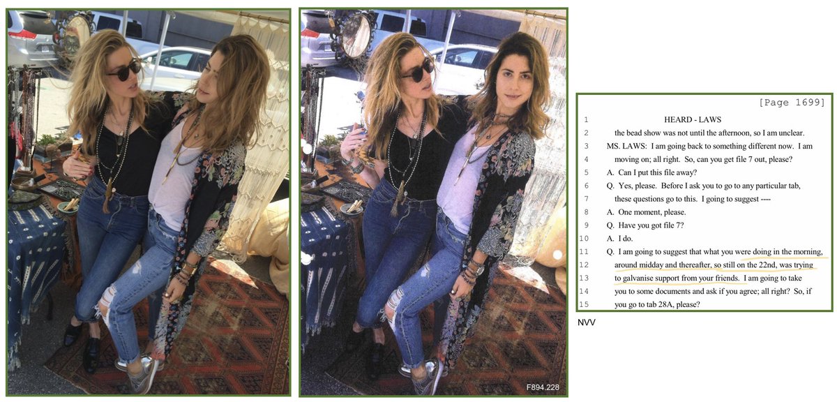 +And back to these photos again...Not only does AH have zero injuries...take close look at her forceful facial expression & hand gesture towards RP......why do I get feeling AH is trying to pressurise RP and RP is trying all she can to ignore ?...Or maybe I’m reading too much?