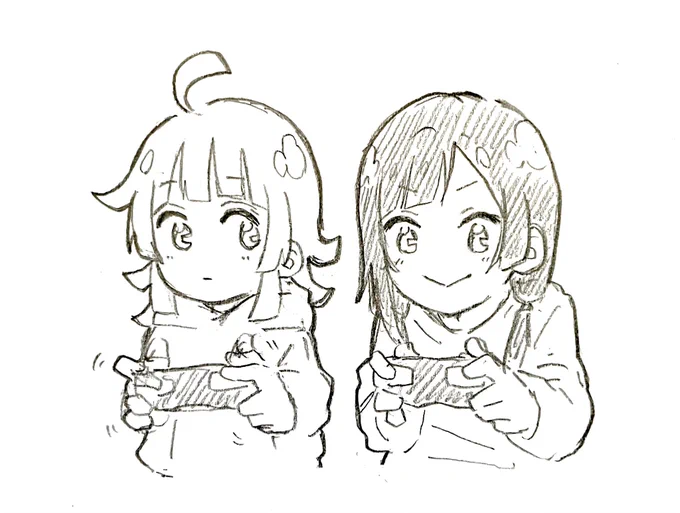 せつ菜ちゃんと璃奈ちゃんがただゲームしてる回見たい 