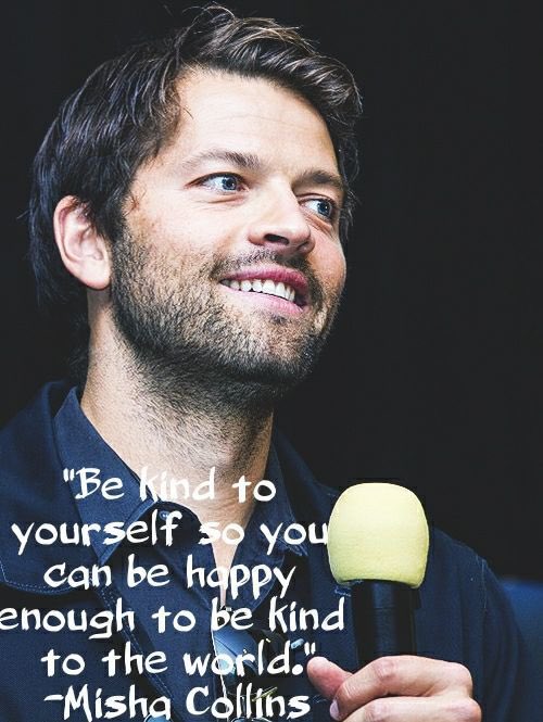 Ghost2Pod's tweet image. Wise words from our buddy @mishacollins #alwayskeepfighting