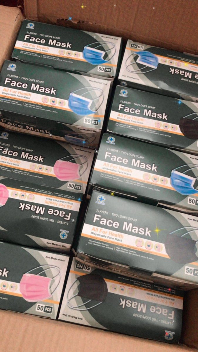 Hi 🤗

I ada jual all type of #FACEMASK. Headloop for ladies. Earloop pun ada juga ✨✨

Got many cute designs (plain, floral etc). Hit me up! ❤️ wasap.my/60175095489 

#facemaskmurah #facemaskheadloop