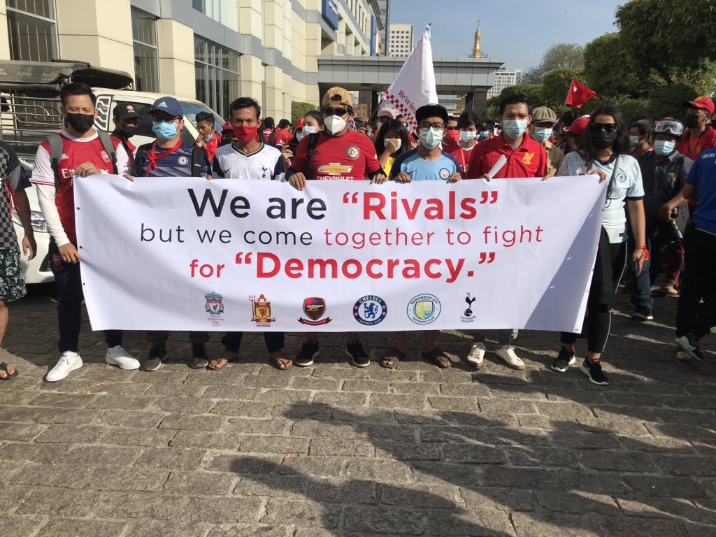 WLinhan's tweet image. Invicible gooner #SaveMyanmar #RejectMyanmarMilitaryCoup #WeWantJusticeForMyanmar