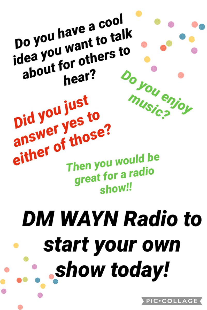 DM us if interested! No experience needed! #radiostation #waynestateuniversity #waynradio
