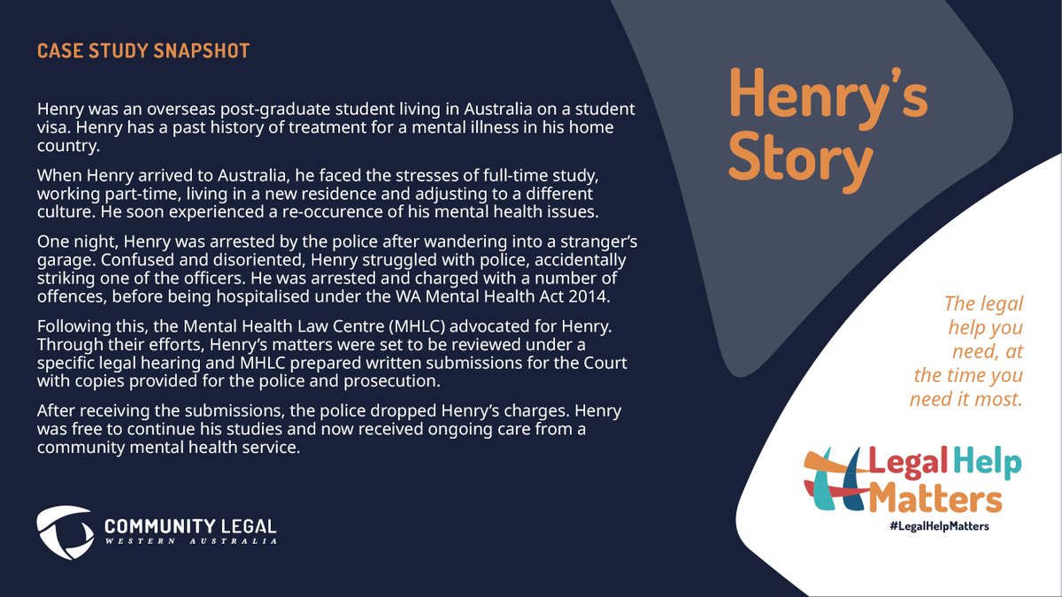 Community Legal WA tweet media