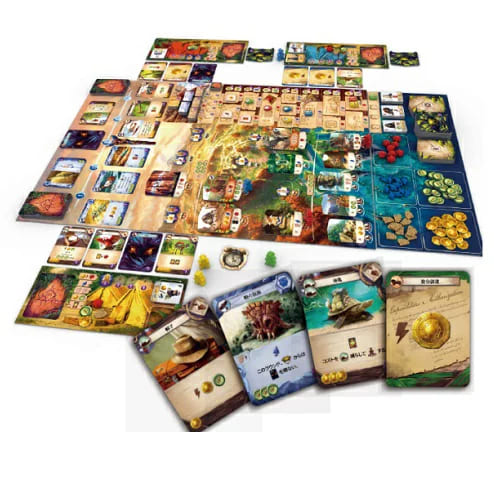 イエローサブマリン 新宿店 ボードゲーム入荷情報 ホビージャパン様から ワーカープレイスメント デッキビルドの冒険 ボードゲーム アルナックの失われし遺跡 1 4人 人数 30分 が入荷しました 考古学者の一団として島を探索し 遺跡を発掘 研究