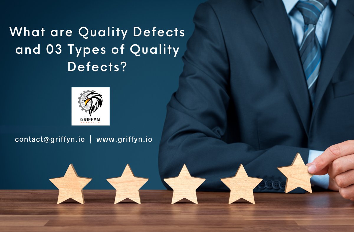 GriffynRobotech's tweet photo. What are Quality Defects and 03 Types of Quality Defects?
Read our blog here: https://t.co/3dm5uDHhYN
#qualitydefects #deepsight #artificialinteligence #OPTIVITY #minordefect #aiapplications #Cosmetic #Machinelearning #majordefect #algorithm #dashboards #analytics #griffyn #AI https://t.co/7ORRHzH4lv