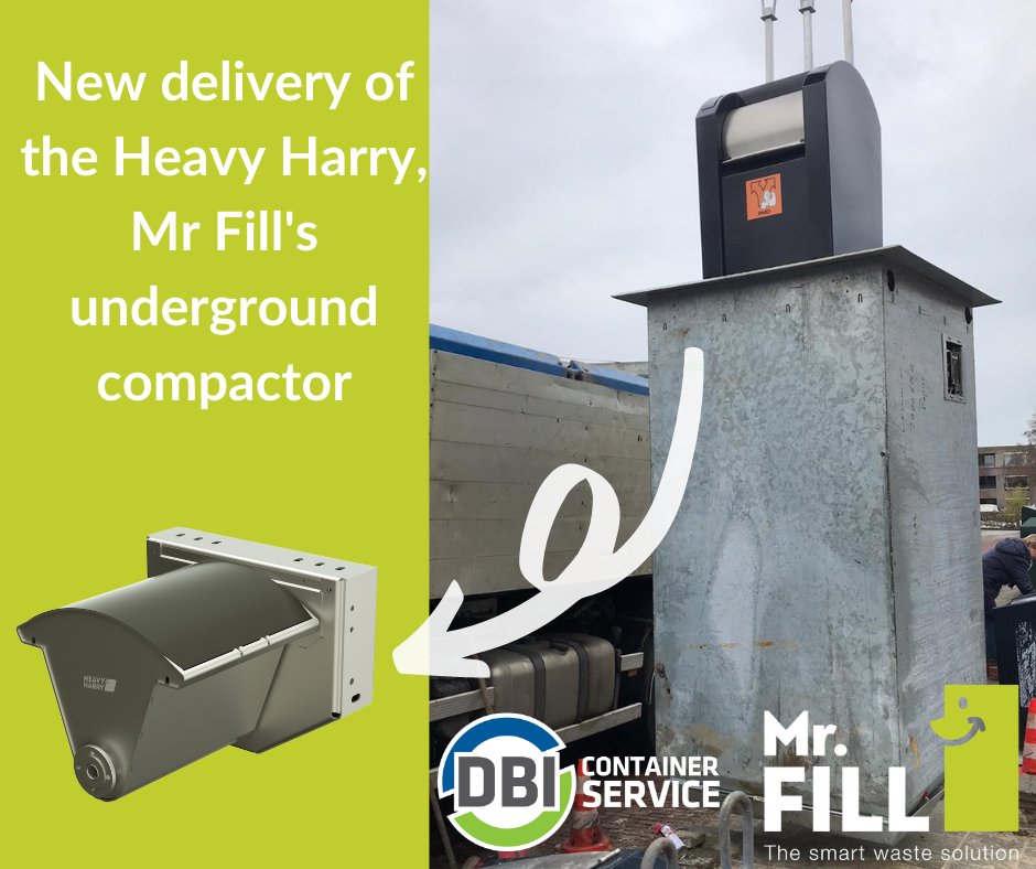 mrfill_'s tweet image. Last week a Heavy Harry, Mr. Fill’s underground compactor, was installed by partner DBI Nederland. Because of its modular design, the underground compactor can be placed in any new and existing underground container. 

#Smartwastesolutions #Heavy #Harry #Waste #Modular #Factory