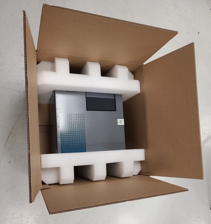 Form fitted packaging for BioCloud. The BioCloud proprietary reagent is shipped separately with dry ice.

#innovation #ontario #backtoworksafely #kontrolbiocloud