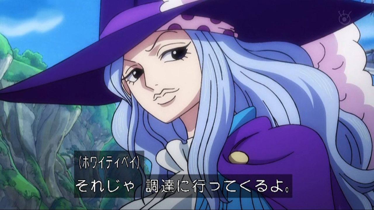 嘲笑のひよこ すすき Twitter પર 氷の魔女 ホワイティベイ 30年前にワノ国にきた時から容姿が全然変わってない もしかしたらdr くれはから若さの秘訣を聞いた ワンピース Onepiece ワノ国編 アニワン T Co Umk9iqquqh Twitter