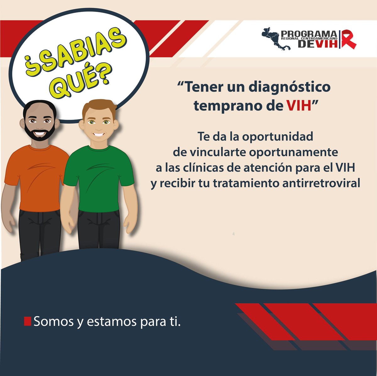 PRCVIH's tweet photo. Conoce tu diagnóstico de VIH. Somos y estamos para ti. #VIH, #VICITS, #CLAM, #ClínicasVICITS, #Salud, #TeRetoAAnimarte, #HazteLaPruebaDeVIH, #PruebasVIH, #Pruebas, #CentroAmerica, #Guatemala, #CES, #UVG, #SabíasQue, #NacionalesGt https://t.co/QfvoXjTHCX