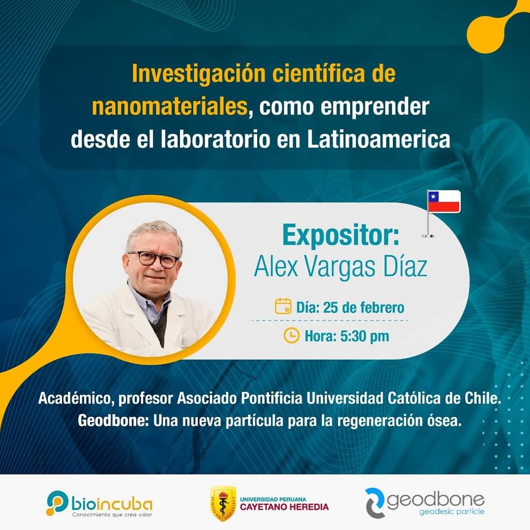 Citeacuiupch's tweet photo. La empresa BIOINCUBA los invita al webinar: "Investigación científica de nanomateriales, como emprender desde el laboratorio" 

📍 Inscripciones aquí: https://t.co/BY7fJCjCDk
📆 jueves 25 de febrero a las 5:30pm ET vía Zoom
#investigacion #emprendimiento #spinoff #innovacion https://t.co/ctZtcA9nKa