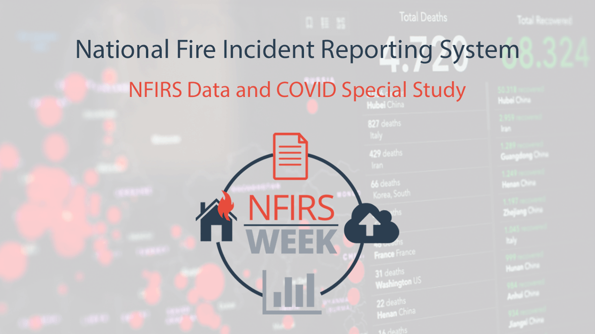Day 3 of #NFIRSWEEK! Tune in at 1 PM EST for the first-ever COVID Special Study Webinar. Register for FREE now: bit.ly/2Nylo24 <a href="/usfire/">U.S. Fire (USFA)</a>