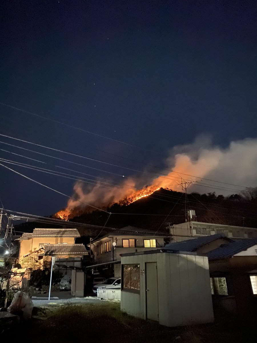足利市山火事