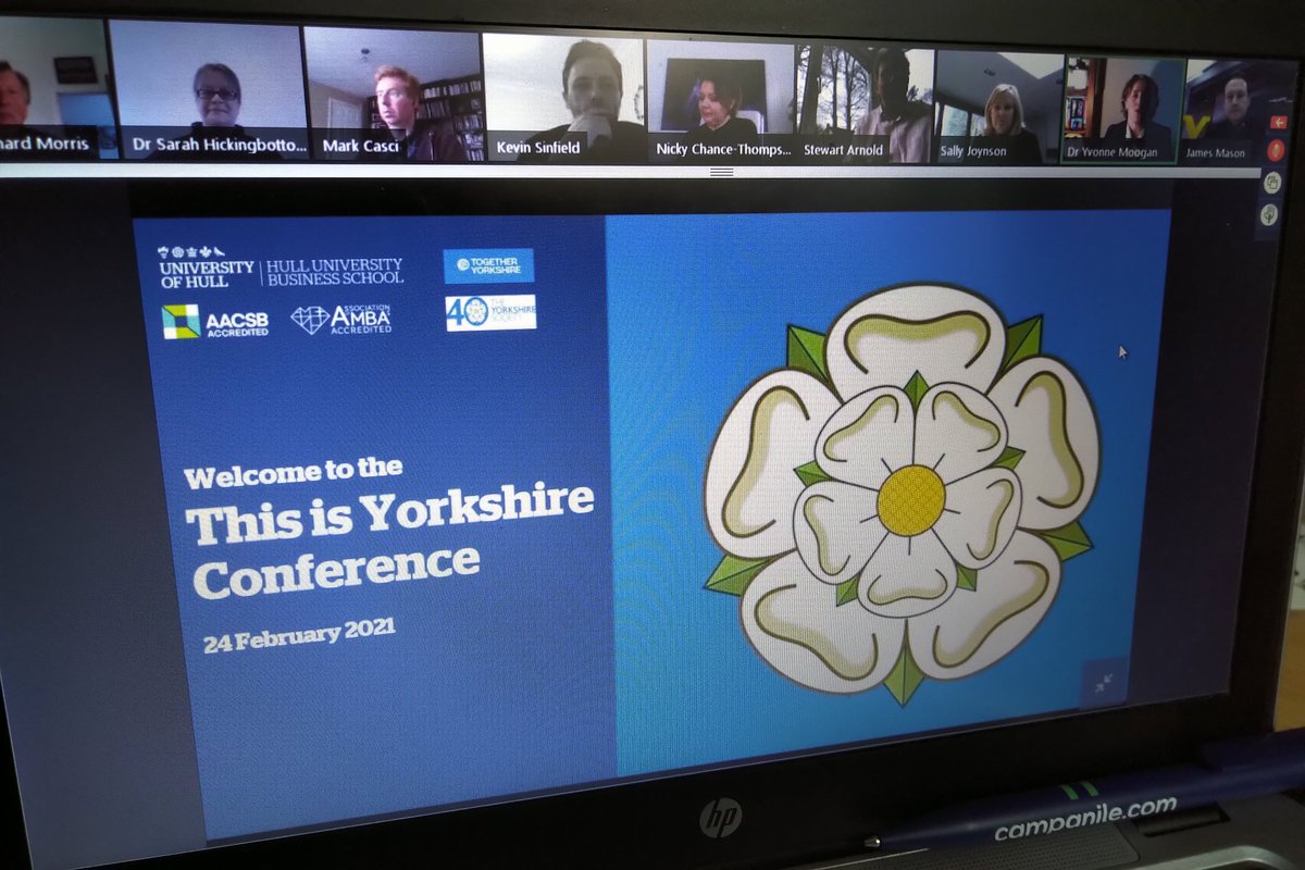 Busy online #conference day just on with “This Is Yorkshire Conference” @TogetherYorks @yshiresociety @hubsonline representing our @CampanileUK #Yorkshire hotels with @NGregory5