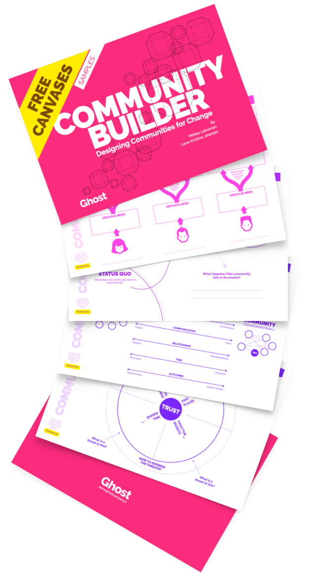 AGhostCompany's tweet photo. Get Community Skills today - start with our free canvases and on-demand training: https://t.co/QRcfvImmqM
Apply Community Builder methods to your life and work.

#BusinessDesignMethods https://t.co/Thq8HWBa6I