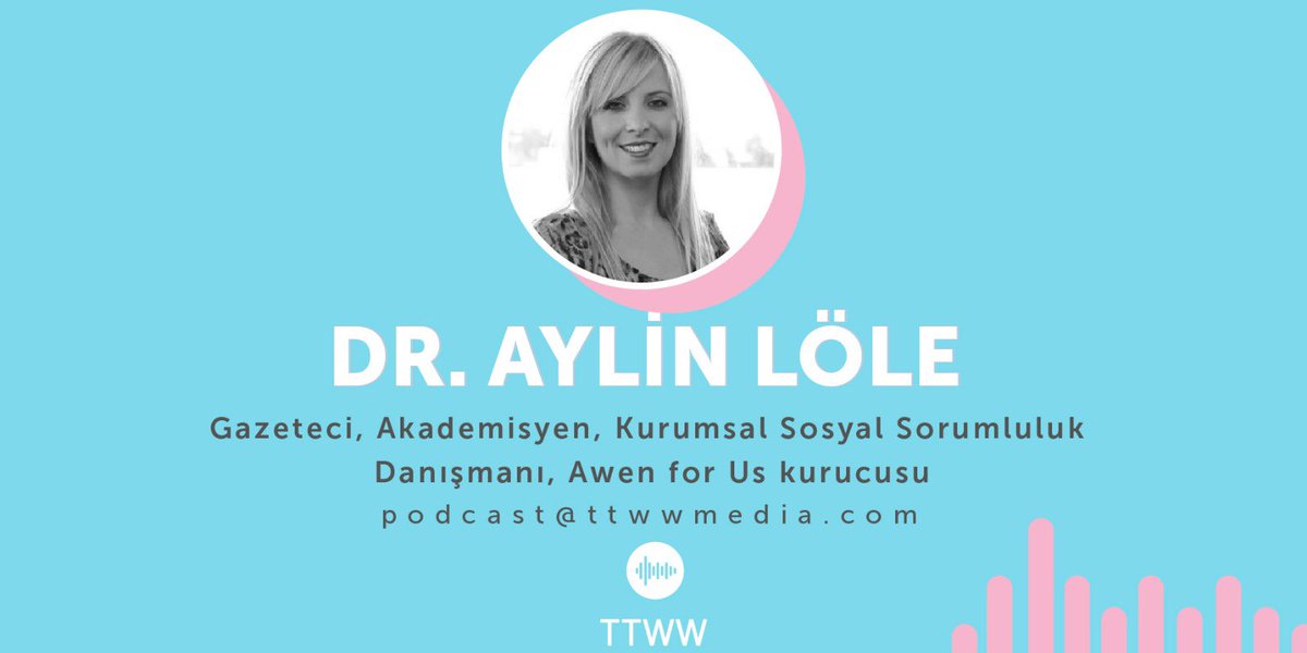 TTWW_Media's tweet photo. Yılların gazetecisi, akademisyen ve kurduğu Awen For Us ile toplumsal cinsiyet eşitliği bilincinin yaygınlaşması için yola çıkan Kurumsal Sosyal Sorumluluk Danışmanı Dr.Aylin Löle’nin sizin sesiniz olmasını ister misiniz? 
@bellek_kutusu 
#ttww #podcast #sizinsesiniz https://t.co/oYLr70lGg8