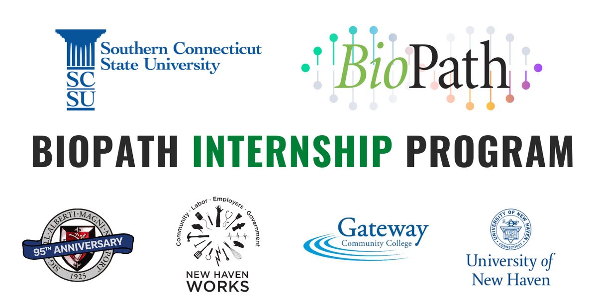 Bioscience internship candidates from New Haven undergrad schools + New Haven Works. Vetted + 4K in matching funds. Hiring, wanna learn more?
biopath.southernct.edu 
<a href="/SCSUSTEMIL/">SCSU STEM-IL</a> <a href="/newhavenworks/">New Haven Works</a> <a href="/UNewHaven/">University of New Haven</a> <a href="/AlbertusSocial/">Albertus Magnus College</a> @GatewayNewHaven <a href="/BioCT_org/">BioCT_org</a> <a href="/GNHCC/">Greater New Haven Chamber of Commerce</a> <a href="/ctnext/">CTNext</a> <a href="/ccbroadbridge/">CC  Broadbridge</a>