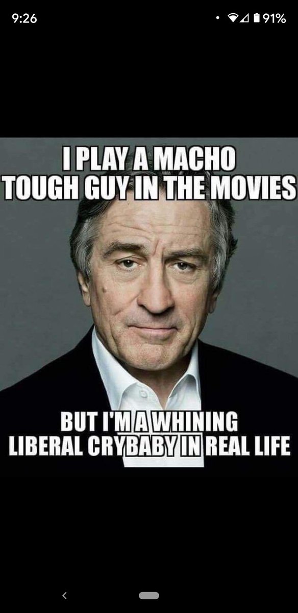 I used to love this guy in his mob movies was a great actor. Now I see him and it makes my  stomach turn. One of Hollywood's biggest P.O.S's