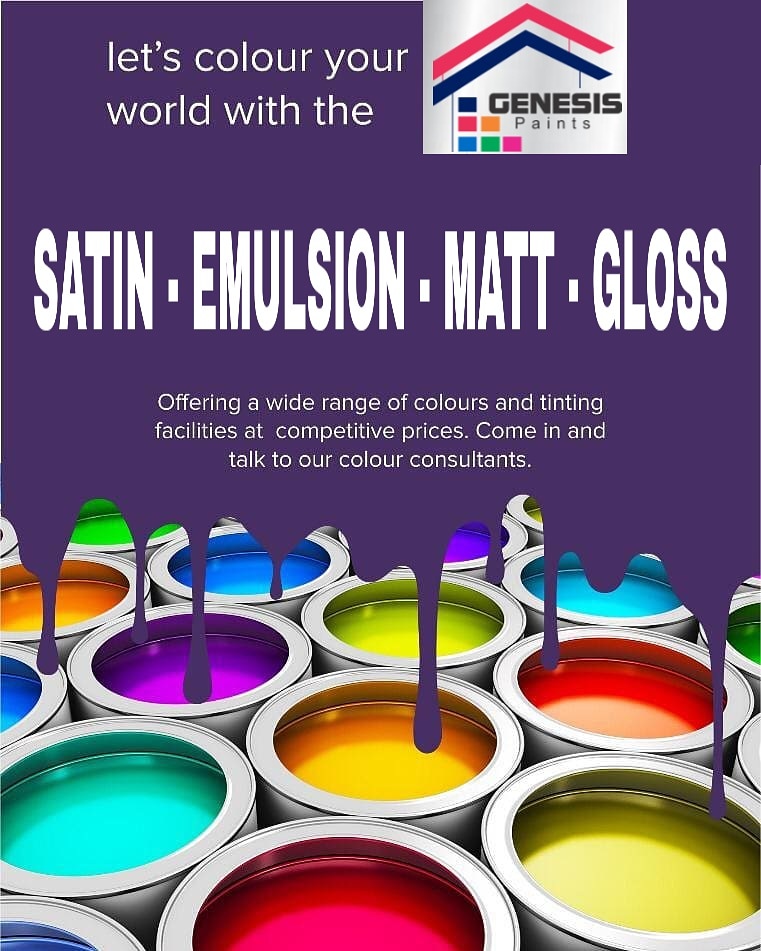 genesispaintsng's tweet photo. Color has the power which influences our body and soul. Experience the color of happiness with @genesispaintsng
For enquiries, โ or WhatsApp 08033904488.
#genesispaints
#ColorYourImagination
๐ช #Highquality
๐ฆ #Ecofriendly
๐ #BeautifulShades
๐ #Economical
โ #Waterproof https://t.co/vb5mrqVOPN