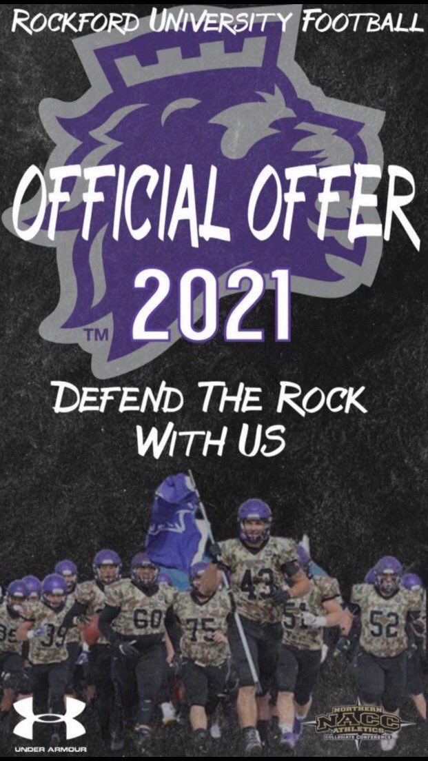 I am EXTREMELY BLESSED to receive an offer from Rockford University 🟣⚫️ <a href="/coachchaney96/">James Chaney</a> <a href="/CoachDixon2/">Coach Dixon</a> <a href="/manualevans4/">CoachEvans4</a> @RUCoachKlep