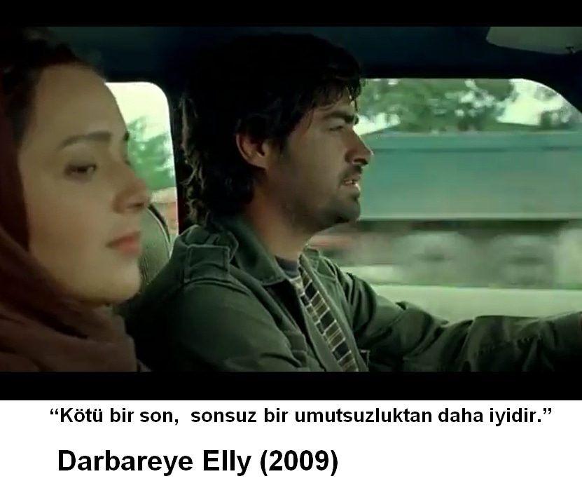 “Kötü bir son,  sonsuz bir umutsuzluktan daha iyidir.”

 Darbareye Elly (2009)

#darbareyeelly

#aboutelly

#asgharfarhadi

#gülşifteferahani

#shahabhosseini