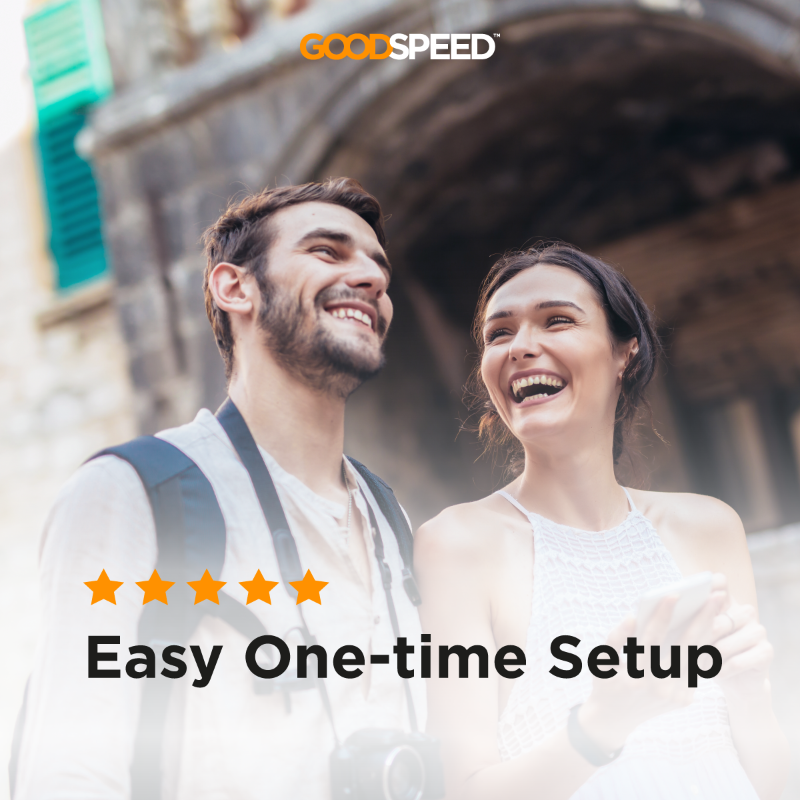 GoodspeedGlobal's tweet photo. Great travels are made with good connections. 🌐 Stay online with Goodspeed around the world. High-speed, low-cost Internet wherever you go. 👍