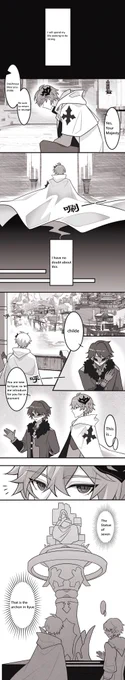 #GenshinImpact #原神 #tartali #chili 
Fallen (part 1):
-TBC-

【Authorised】
artist: @InmolT 
translation: me
Help to translate into English. The artist posted the Chinese version. 