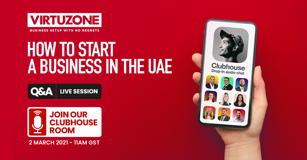 Virtuzone_UAE's tweet photo. Ready to be your own boss? Then let’s talk business! Join our upcoming live Q&amp;A on Clubhouse – an invitation-only social networking app – on March 2, from 11:00AM to 12:00PM.

Mark your calendar now: https://t.co/brnsvnxEul

#Virtuzone #Clubhouse #BeYourOwnBoss https://t.co/7HwA7qa0Xy