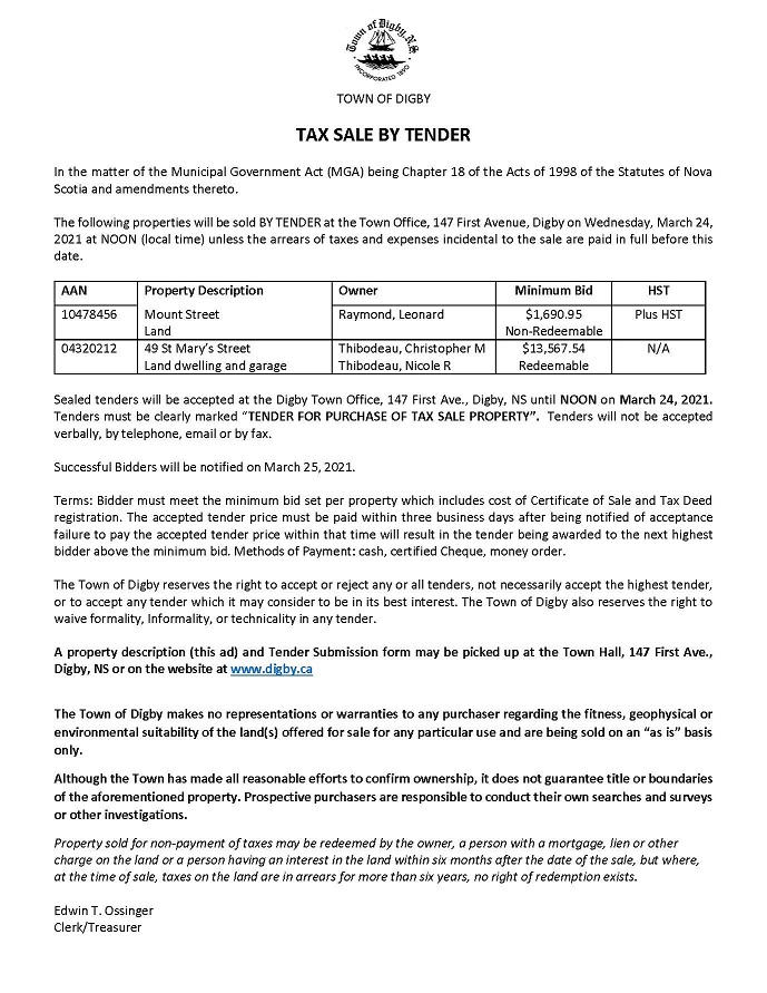 The Town of Digby tweet media