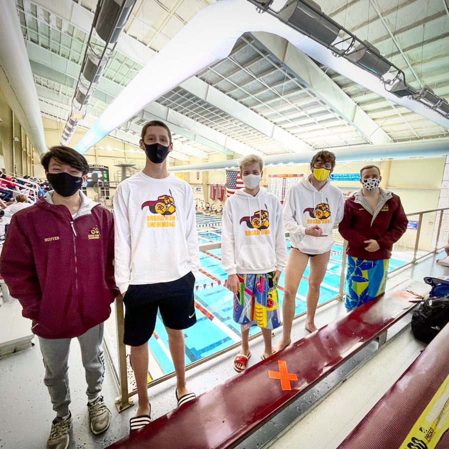 Spartan Swimming!

GUYS | 10th in Virginia with 5 swimmers
      
Congratulations on making the season outstanding! Thank you all for the time and dedication to our team. @BRHSSwim <a href="/brhs/">Brian Hsu</a>
            
#spartanswimming #swimspartans #broadrunhs #proudcoaches