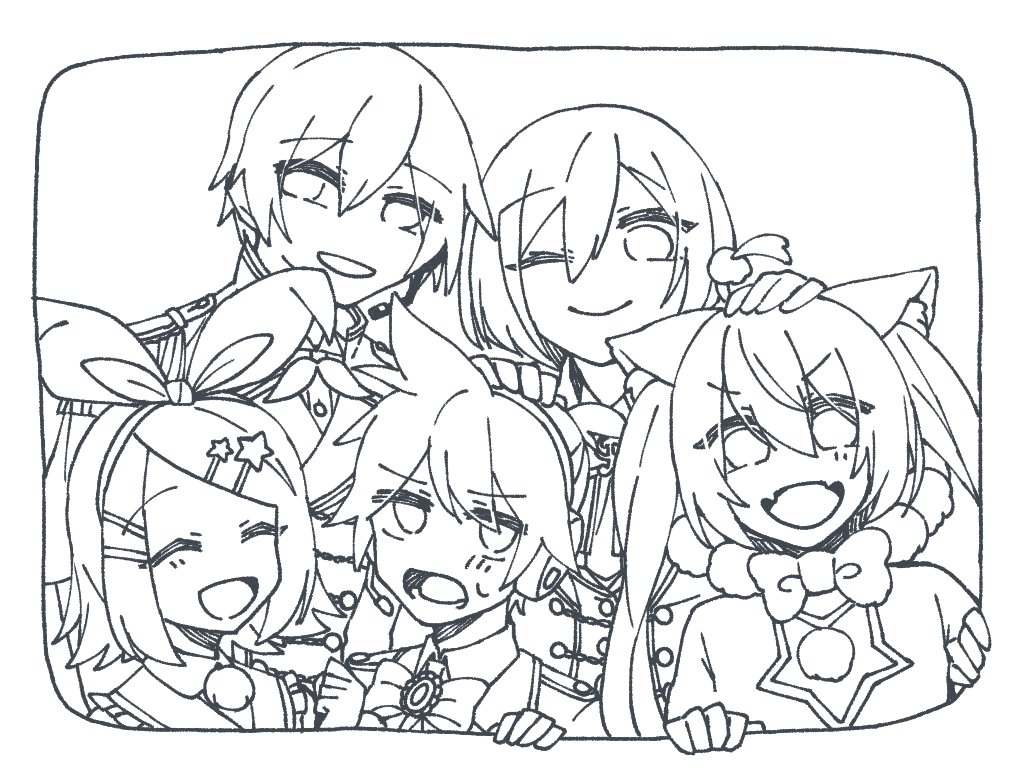 よかったら塗り絵してね❤️❤️