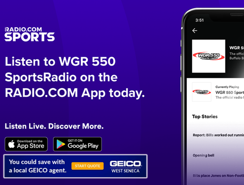 Wgr 550 What S So Cool About Our App You Can Stream Wgr On The Bus In The Coffee Line Walking Through Canalside For Free Search For Wgr 550 And Favorite Us