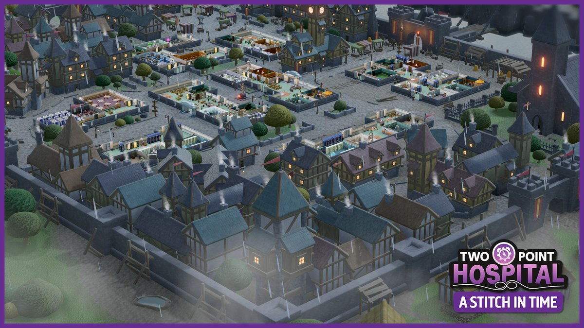 TwoPointStudios's tweet photo. Burst into pre-historic, medieval and futuristic time eras with the #Yesterizer in Two Point Hospital: A Stitch in Time! https://t.co/9i7qbrvmyB