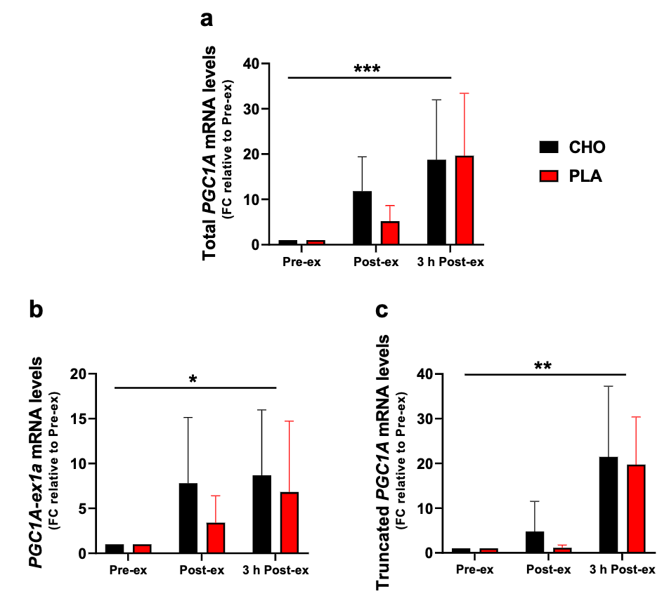 CHO restriction following exercise does not potentiate the acute molecular response associated with mitochondrial biogenesis in human skeletal muscle bit.ly/3pKM8K1