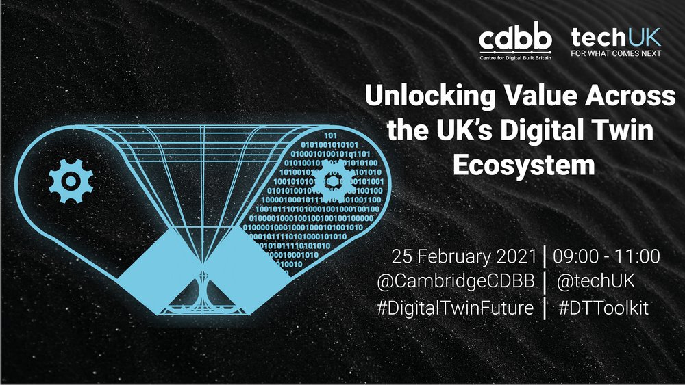 CambridgeCDBB's tweet photo. We are learning by doing and progressing through sharing on the #DTHub. Tomorrow we launch the #DTtoolkit - a tool developed for the community by the community. Join us for the joint event where  @techUK will also launch the #DigitalTwinFuture report. https://t.co/q386QKYVMv https://t.co/9PCYhQ87KX