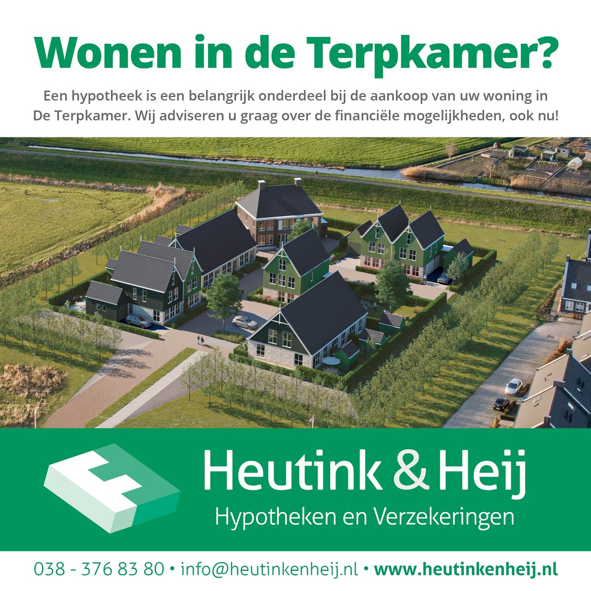 Wonen in De Terpkamer? Onze adviseurs zijn gespecialiseerd in nieuwbouw. Zo kunt u bijvoorbeeld meer lenen voor een nieuwbouwwoning dan voor een bestaande koopwoning. Laten we samen naar uw mogelijkheden kijken en neem contact met ons op. Dan bent u goed voorbereid!