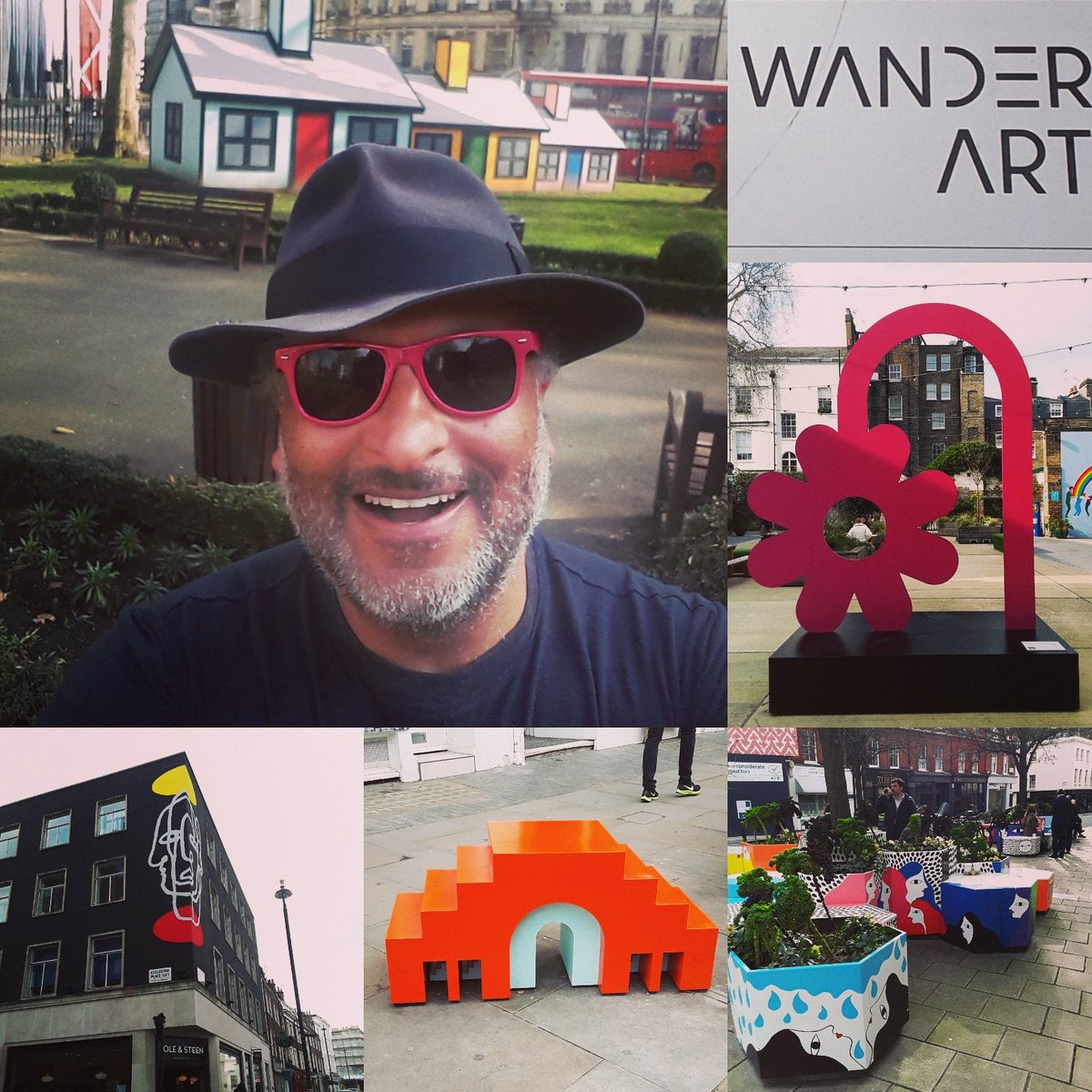 LondonersLondon's tweet photo. My #Daily #Exercise completing @Grosvenor_LDN part of #WanderArt #Exhibition including #SmallMediumLarge by #richardwoods, #FaceToFace by #andremendes, #TheOnlyWayUp by @craigandkarl, #Fabriques by @emily_forgot & #TellMeSomethingNice by @holakinska. #LetsGuide #UniquelyLondon https://t.co/PkIAqpCOSl