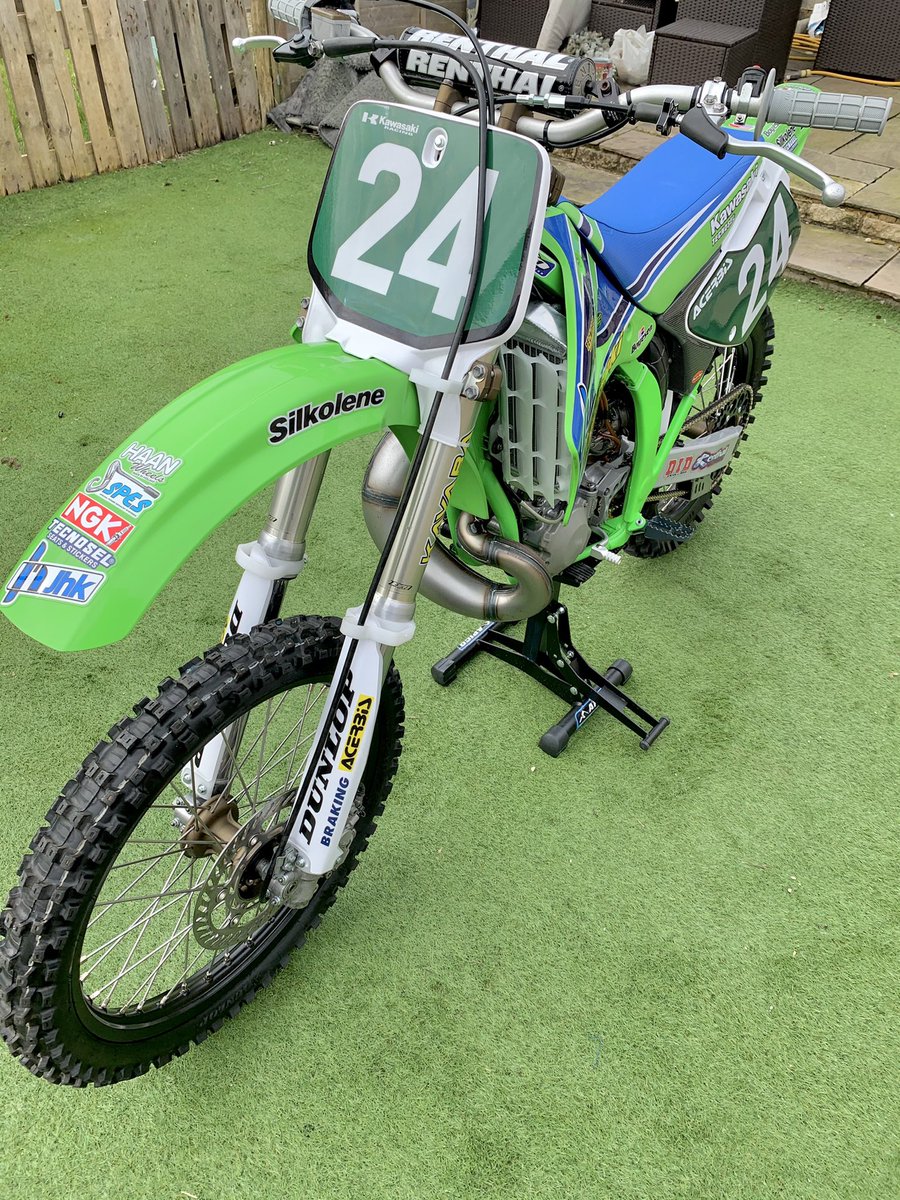 Hey all, New bike competition for my Motocross & Speedway Memories. Let me know ASAP if you would like a ticket for the Seb Tortelli JHK Kawasaki 250cc replica? There will only be 200 tickets total in this, before a live draw on all our social media. @MXandSpeedway @SebTortelli