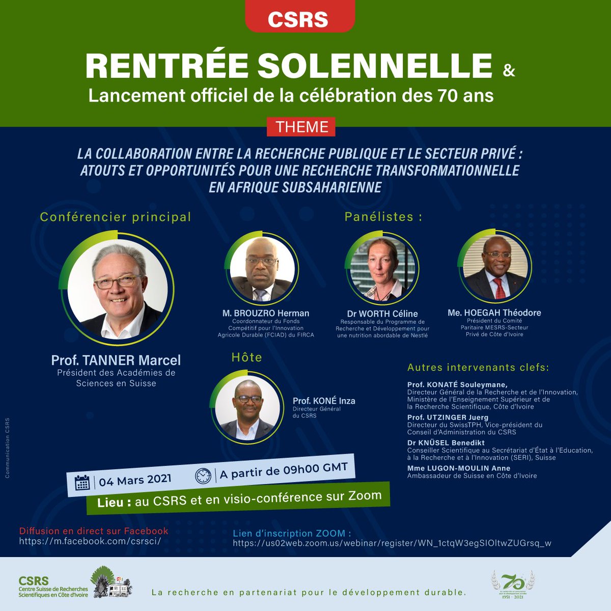 CSRS_CIV's tweet photo. Le TDR de la Rentrée Solennelle est disponible via le lien ci-dessous :
https://t.co/0n5urcE3gB
#CSRS #rentréesolennelle https://t.co/N1w94W0PHG