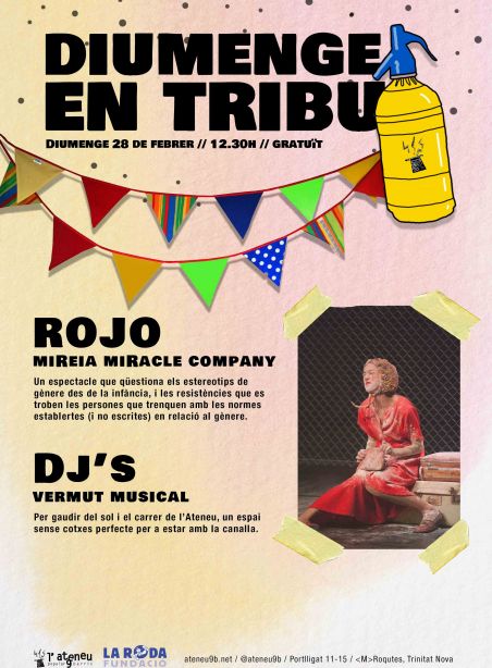 CIRCulant's tweet photo. Aquest diumenge vine en tribu a l'@ateneu9b #Barcelona a gaudir de #ROJO  #clown #gest #MireiaMiracle quines ganes! https://t.co/Yd6bjjRE9e https://t.co/58Taw3iMUc