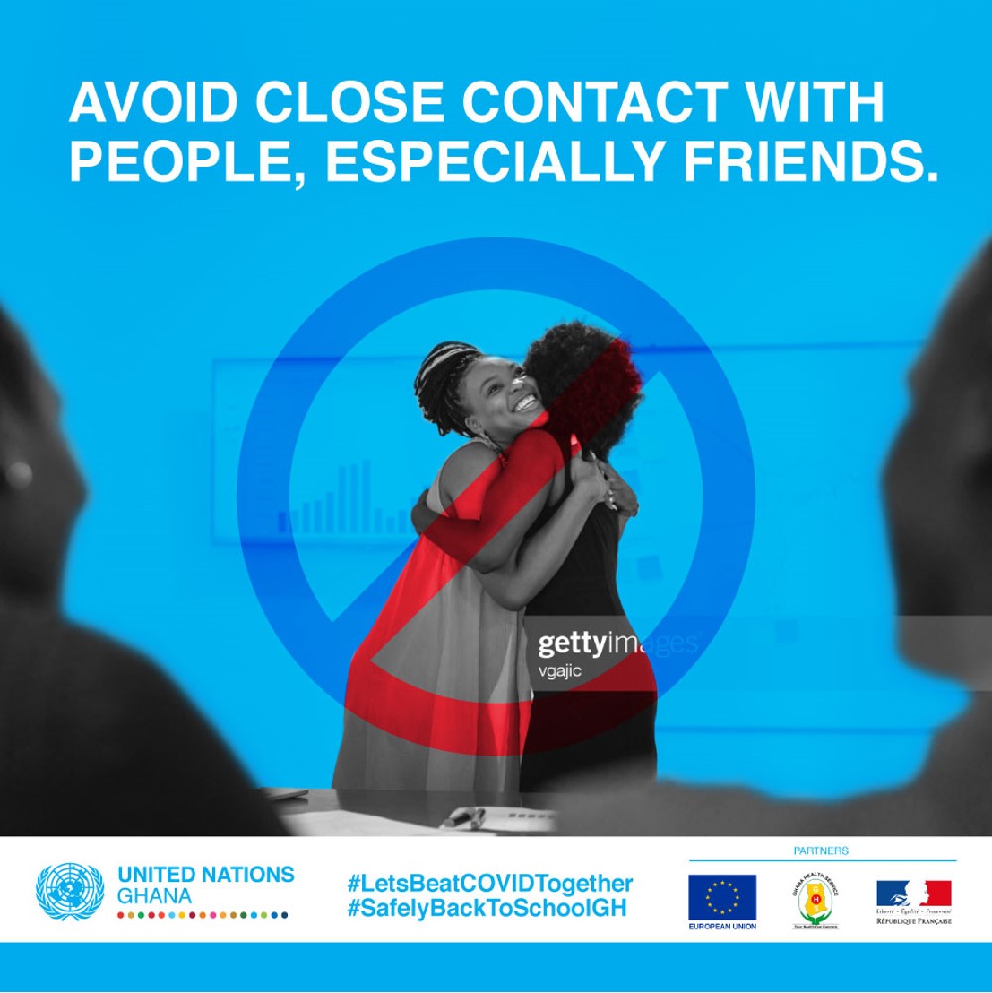 GhanaUNAIDS's tweet photo. Stay safe as you join your colleagues in school. The best way to show care now is to keep a safe distance from those you love. Help stop the spread of #COVID19.
#SafelyBackToSchoolGH
#LetsBeatCOVIDTogether
@_GHSofficial
@mohgovgh
@who
@WHOAfro
@Allafrica
@graphicgh
@tv3_ghana https://t.co/k0xXTKhJqL